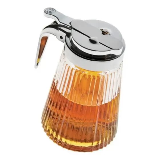 Meleira Porta Mel De Vidro Euro Home Cor Transparente Transparente