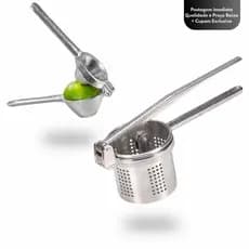 Amassador de Batatas Profissional + Espremedor de Limão