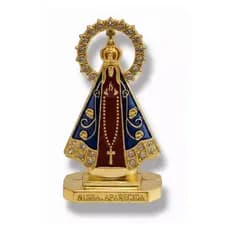 Nossa Senhora Aparecida Santinha para Altar Carro Escritório Estante BRASIL
