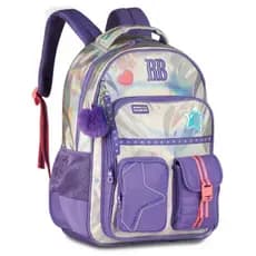 Mochila Rebecca Bonbon Holográfica Shine Com Chaveiro Pelúcia