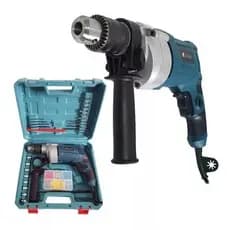 Furadeira de Impacto e Parafusadeira 950W com Controle de Velocidade e Auto Reverso 26 pçs NaKasaki