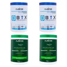 2 Btx Orghanic + 2 Máscaras de Quiabo - Plancton Professional