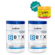 2 Btx Orghanic 1kg + BRINDE: 1 Creminho da Hora 300g - Plancton Professional