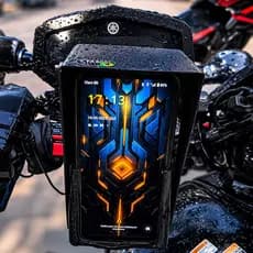Suporte Celular Moto Antifurto – Robust 19 100% Aço  – Antiferrugem Robusto