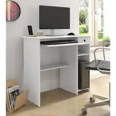 Mesa Computador Multiuso Escritorio 1 Gaveta Prateleira Mais Vendida