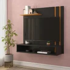 Painel Moderno Light para TV até 32 Polegadas com Nicho Central e Prateleira - Varias Cores