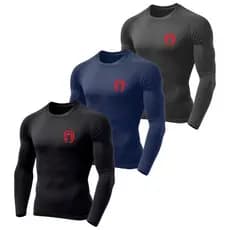 Kit Com 3 Camisa Térmica Segunda Pele Proteção UV50+ Mangalarga Marchador