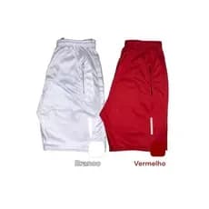 KIT com 2 Bermudas Calção Shorts Dry Futebol Academia Treino Esportivo Masculino - Ziper no Bolso