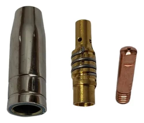 Kit Consumíveis Tocha Solda Mig Bico 0.8mm 3 Itens Completo