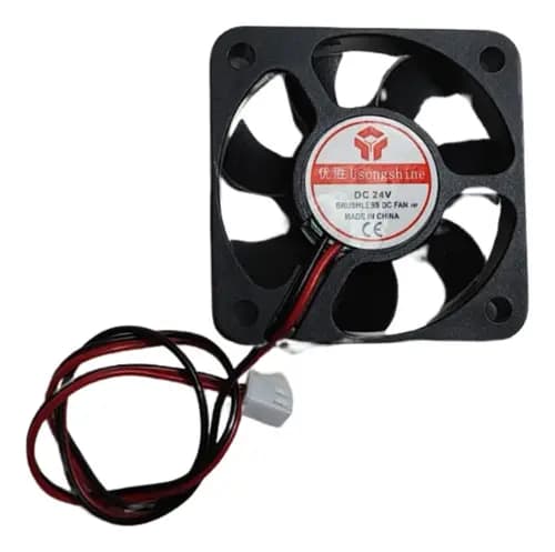 Micro Ventilador Cooler Dc 24v 5800 Rpm Fan 50x50x10 Ventoinha Impressora 3d 5010 50X10mm 5800 rpm 2 pinos