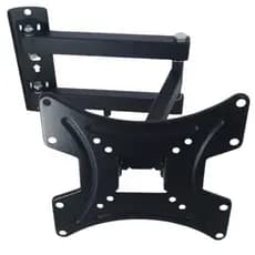 Kit Suporte Para Tv Tri-articulado Lcd Led 23 32 40 42 47 50 55 65 Braço Longo Plasma Reforçado + Brinde Controle Remoto