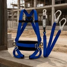 Kit Cinto Trabalho em Altura Life 2004 + Talabarte 6002 Y Absorvedor NR35 C ABS Completo NR35