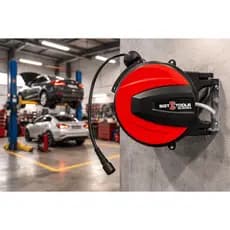 Carretel Enrolador Mangueira Ar Comprimido Água Sgt9002 1/4 Retrátil C/10m + Engate Rápido