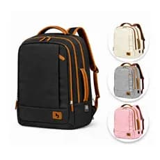 Mochila de Viagem Para Notebook Unissex Expansiva Impermeável Com Cabo USB