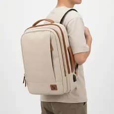Mochila de Notebook Executiva Premium Impermeável Expansível Com Cabo USB Alça Lateral 30 Litros