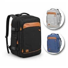 Mochila Viagem Com 3 Organizadores Para Notebook Expansiva Com Cabo USB