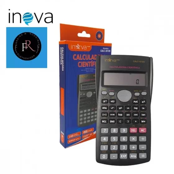 Calculadora Cientifica INOVA Calculadora Cientifica 10+2 Dígitos 240 Funções Inova - Calc-30109