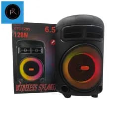 Caixinha De Som Bluetooth LED RGB Usb Cartão TF Alta Qualidade 120w Entrada P10 Altomex KTS-1205