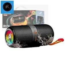 Caixa de Som Bluetooth Portátil Grande 100W Som Alto Grave LED RGB - Prova D'água EL-1096
