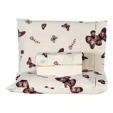 Lençol Queen Estampado com Elástico 100% Algodão + 2 Fronhas - CASA MOCHI
