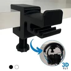 Suporte Para Fone de Ouvido Headphone Compatível com Headset Para Mesa Ajustável Parafusado Gamer