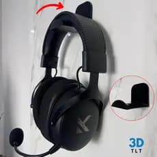 Suporte de Parede Fone Headset Headphone Gamer Fone de Ouvido Com Fita dupla Face