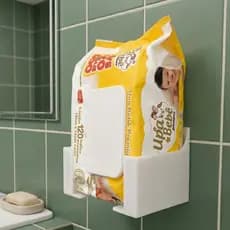 Porta Lenço Umedecido Bebê Suporte Parede para Banheiro, Quarto, Casa Sem Furar/Porta Lenço Umedecido Ajustável