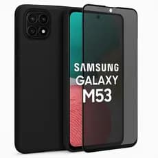 Capa Capinha Aveludada + Pelicula de Privacidade Samsung Galaxy M53