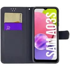 Capa Flip Carteira para Samsung Galaxy A03s – Proteção Completa com Porta Cartões