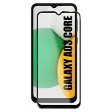 Pelicula 3D full Cover Proteção de Tela Vidro Temperado Para Galaxy A03 / A03S / A03 CORE