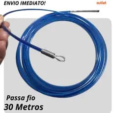Passa Fio Guia Sonda Profissional Alma De Aço ponteira soldada Puxa fios varios Tamanhos Eletricista