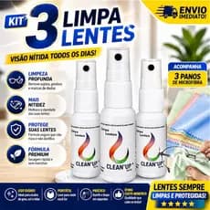 Kit 3 Limpa Óculos Celular Limpa Lentes com 3 Flanelas Limpa Tela Tv Celular Notebook lentes de Oculos Sol
