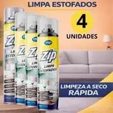 Limpa Estofados Zip Spray Espuma de Limpeza Limpa a Seco Sofá, Estofado, Banco de Carro Limpeza