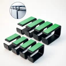 KIT Organizador De Cabos para Esconder Fios Embaixo de Mesa - Resistente Organização