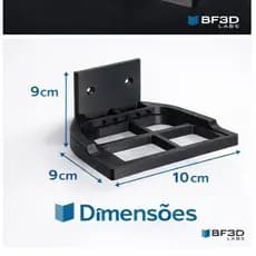 Organizador De Parede Modem Vivo Wi-Fi 6 Resistente Instalação Fácil 3d Labs Premium Melhor Preço Hoje