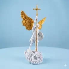 Imagem Religiosa São Miguel Arcanjo 14cm 3d Labs Detalhada Defesa E Proteção Melhor Preço Hoje