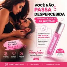 Perfume com Feromônios Feminino Roll On 12ml Afrodisíaco Sedução Atração Pherofemme