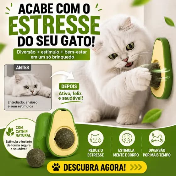 Brinquedo Para Gatos Abacate Catnip