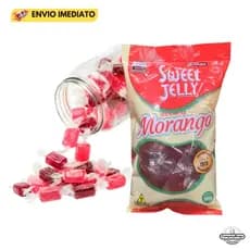 Balas De Algas Marinhas Sweet Jelly Sabor Morango 200/500/1000g