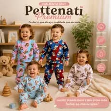 Conjunto Microsoft Pettenati Premium Infantil  Bebê Inverno Quentinho
