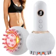 9 Níveis Massageador Corporal Redutor de Medidas Drenagem Linfática com Luz Vermelha Compressa Quente Ombro Pescoço