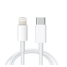 Cabo de Iphone Original Lightning Usb-C Tipo C 1m USB de Carregamento Rápido/Dados