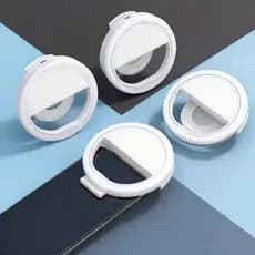Anel Luminoso Para Celular Flash Selfie Mini Ring Light Clipe Anel Luz Pra Selfie Ring Light Flash Celular Universal