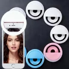 Anel Luminoso Para Celular Flash Selfie Mini Ring Light Clipe Anel Luz Pra Selfie Ring Light Flash Celular Universal