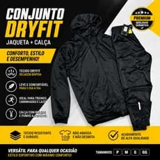 Jaqueta + Calça Jogger Conjunto Masculino Forrado Promoção 2K26