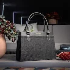 Bolsa Feminina Luxo Média Satchel Elegante Tote