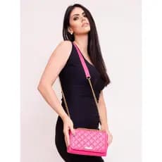 Bolsa Feminina Pequena Transversal Balada Festa Bordado Com Tampa