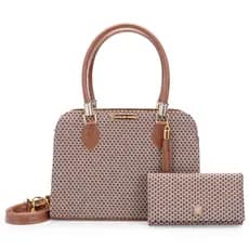 Bolsa Feminina Tote Executiva Pasta De Ombro e Transversal Moda Casual + Carteira Feminina