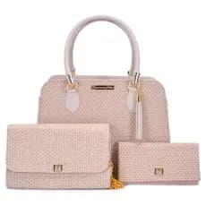 Bolsa Feminina Tote Executiva Transversal e de Ombro Kit + Balada Executiva + Carteira