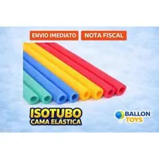6 Isotubos Blindados para Cama Elástica / Piscina de Bolinha